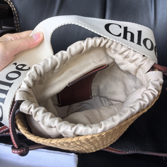 SMALL WOODY TOTE BAG IN NATURAL FIBERS - Picture 10 of 11